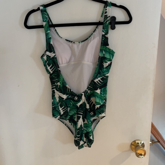 Banana Leaves One Piece Swimsuit - Picture 2 of 3